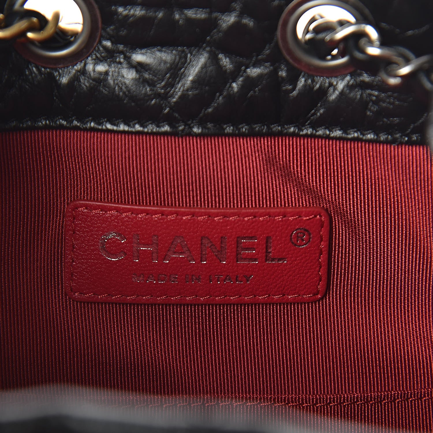 Chanel Aged Calfskin Quilted Small Gabrielle Backpack Black 6 of 10