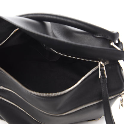 Loewe Calfskin Zipper Puzzle Bag Black 5 of 9