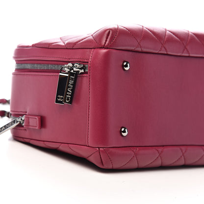 Chanel Lambskin Quilted Medium Trendy CC Bowling Bag Dark Pink 10 of 12
