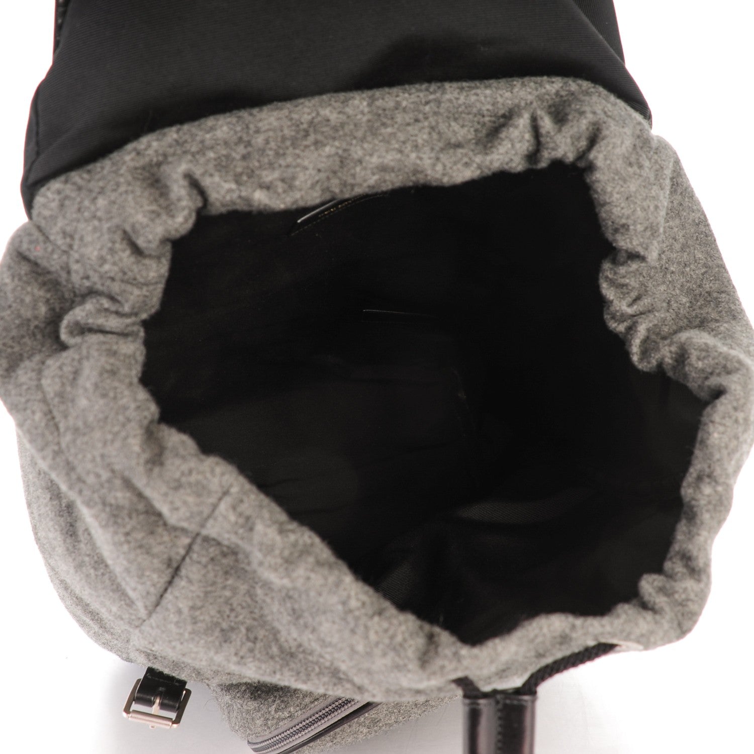Saint Laurent Flannel Hunting Rucksack Backpack Grey 5 of 7