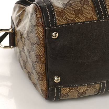 Gucci Crystal Monogram Large Duchessa Boston Dark Brown 8 of 9