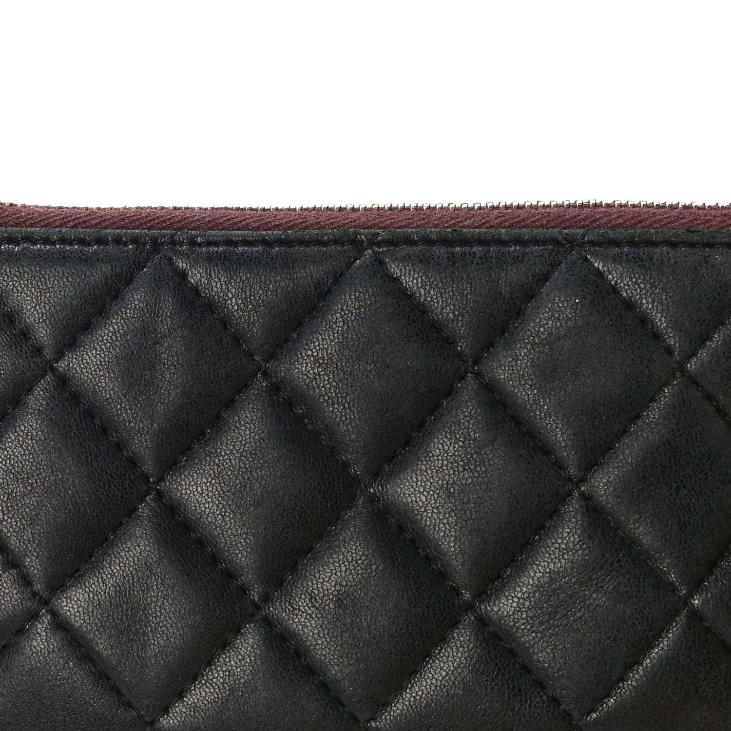 Chanel Lambskin Quilted Small Cosmetic Case Black 12 of 12