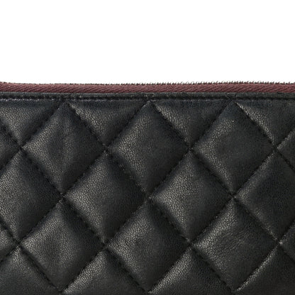 Chanel Lambskin Quilted Small Cosmetic Case Black 12 of 12