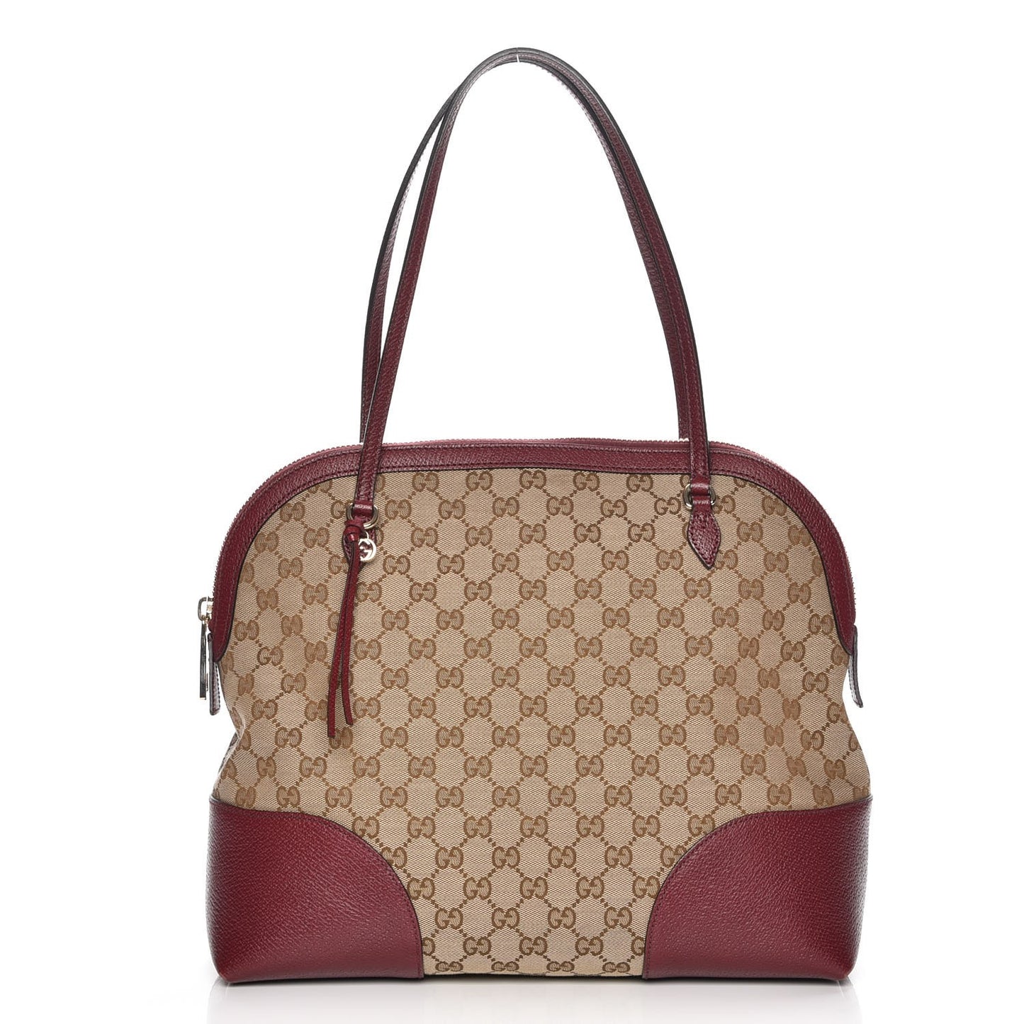 Monogram Medium Bree Shoulder Bag Ruby Red
