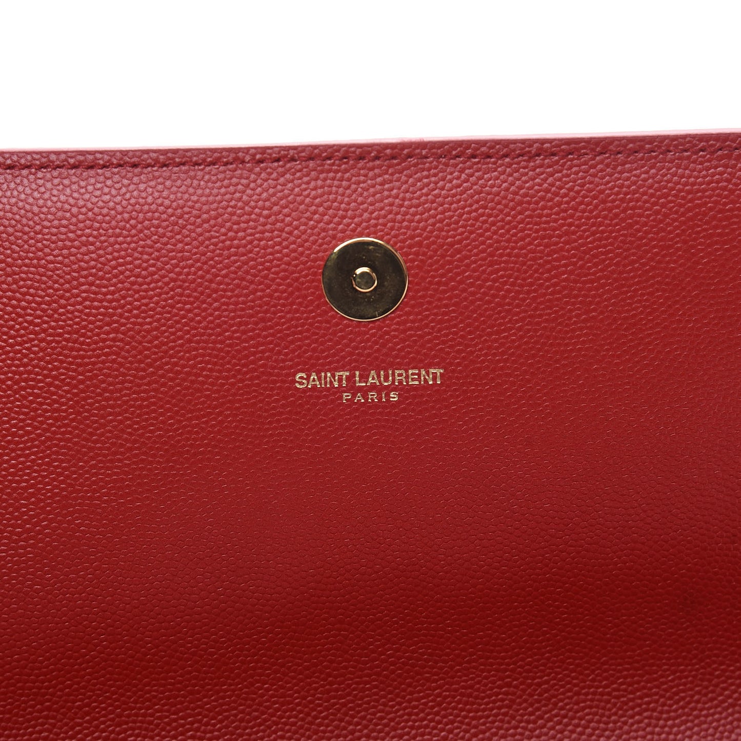 Grain De Poudre Classic Monogram Cassandre Clutch New Red