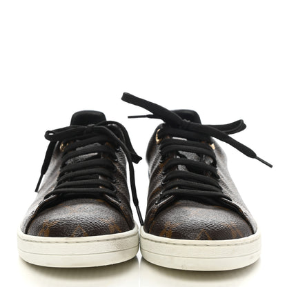 Louis Vuitton Patent Monogram Frontrow Sneakers 36 2 of 9