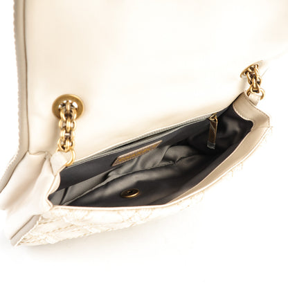 Chanel Calfskin Stitch Triptych Flap Beige 5 of 7