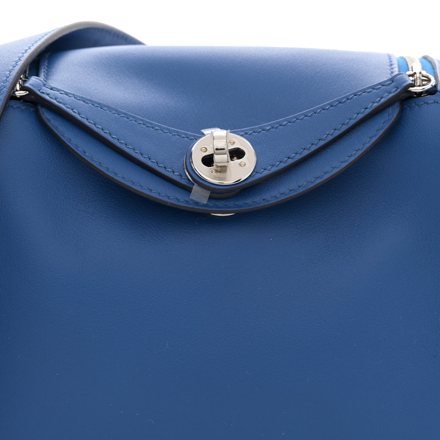 Hermes Swift Verso Mini Lindy 20 Bleu France Bleu Saphir 8 of 11