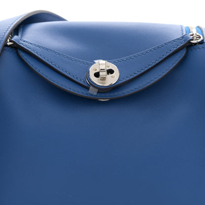 Hermes Swift Verso Mini Lindy 20 Bleu France Bleu Saphir 8 of 11