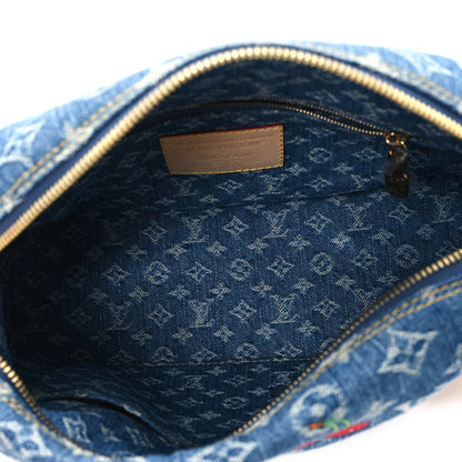 Louis Vuitton LV X TM Monogram Denim Cerises Cosmetic Pouch GM 5 of 7