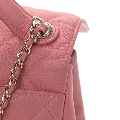 Chanel Caviar Quilted Medium Business Affinity Flap Pink 12 of 12