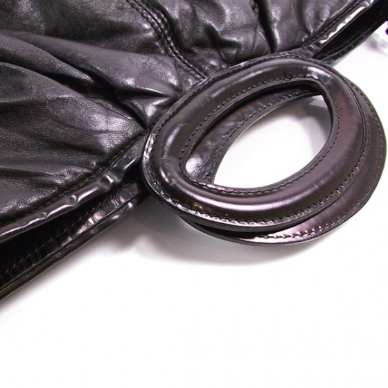 MARNILambskinBalloonBlack