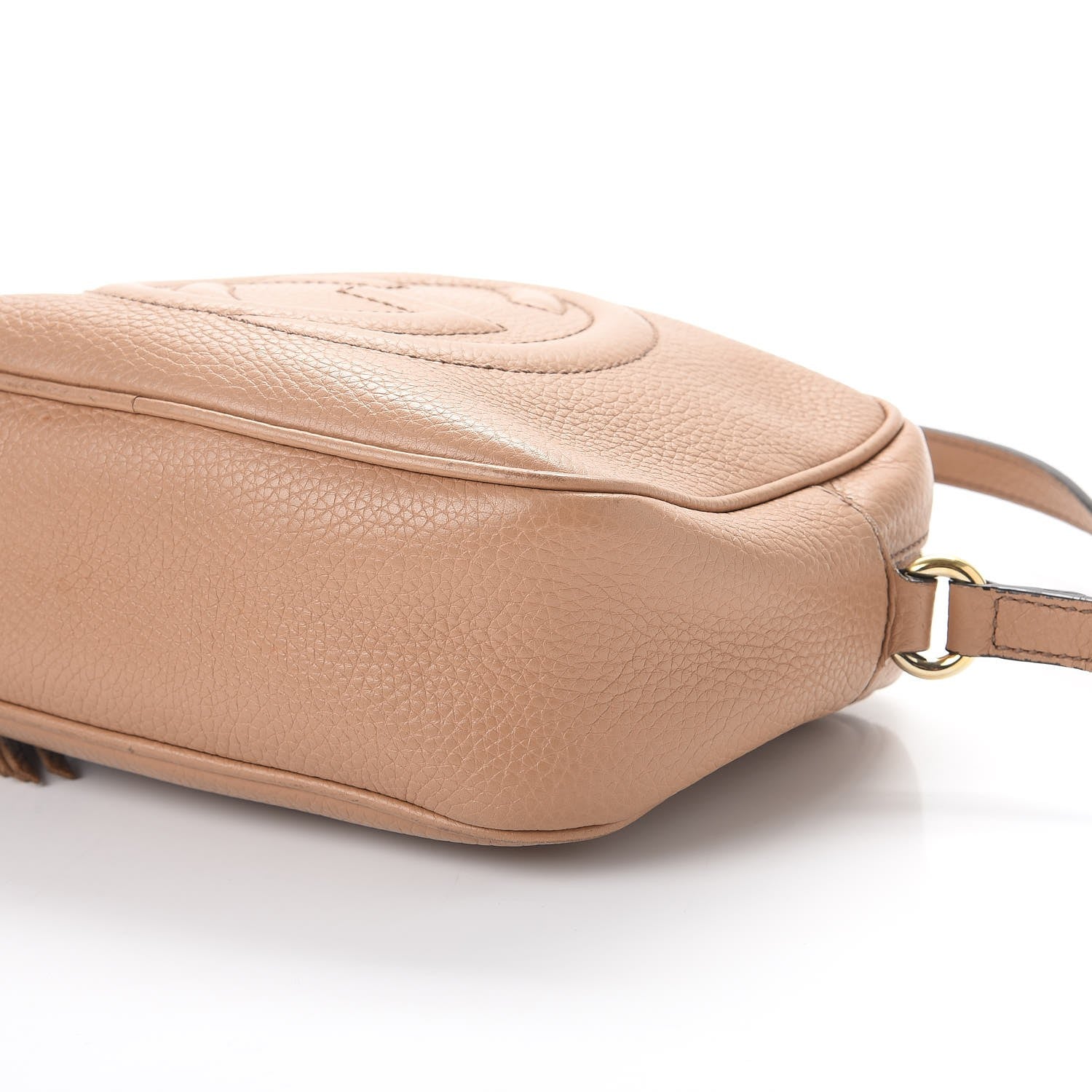 Gucci Pebbled Calfskin Small Soho Disco Bag Camelia 20 of 20