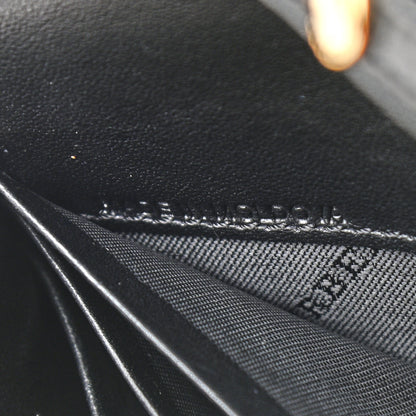 Burberry Calfskin House Check Henley Wallet On Chain Black 8 of 10