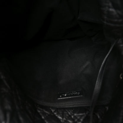 Chanel Aged Calfskin Fantasy Fur Karl's Cabas Tote Black 5 of 10