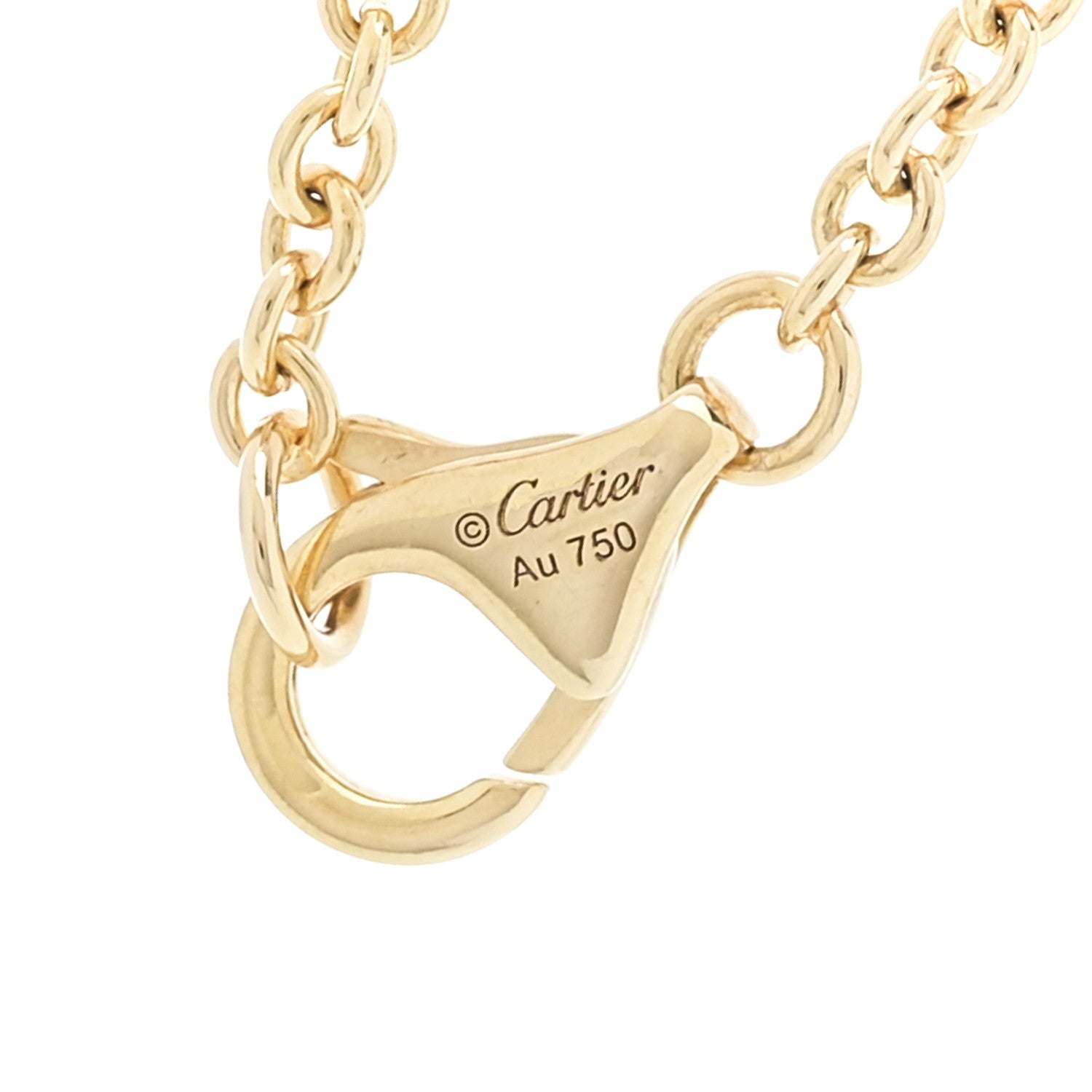 Cartier 18K Yellow Gold Interlocking LOVE Bracelet 3 of 4