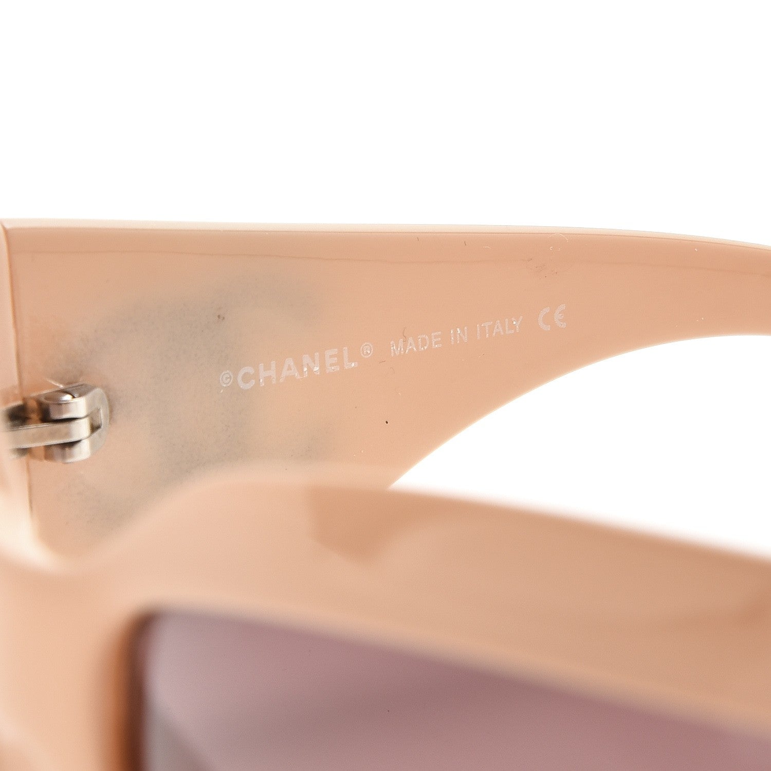 Chanel Mother of Pearl CC 5076-H Sunglasses Beige 5 of 9