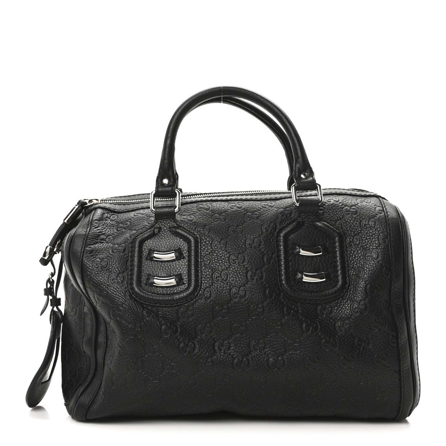 Guccissima Medium Techno Tag Boston Black
