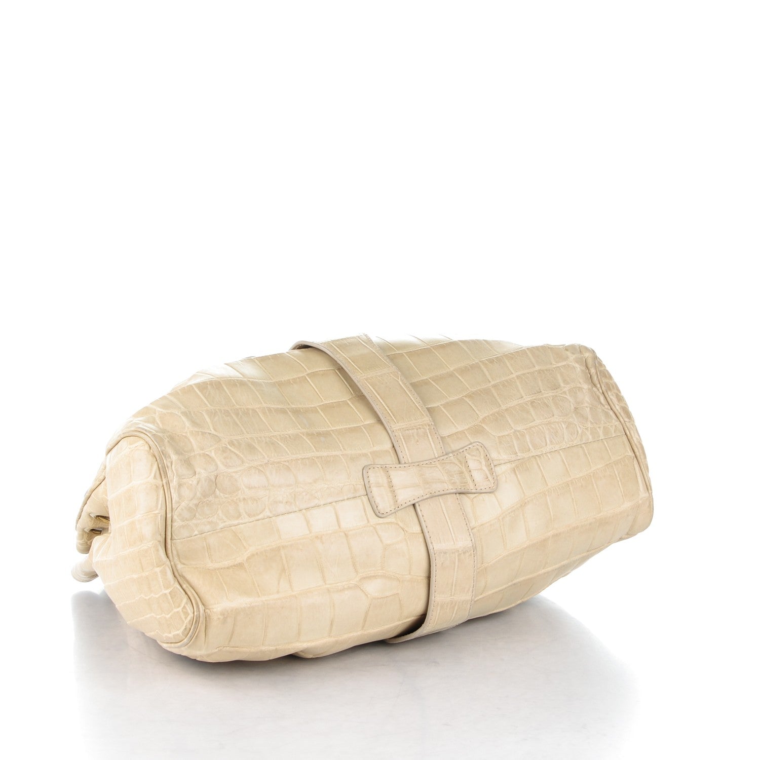 Jimmy Choo Crocodile Large Ramona Off White 4 of 7