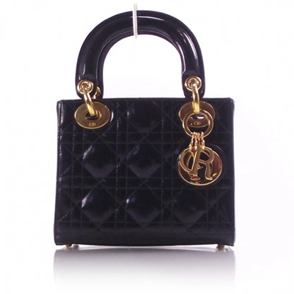 Christian Dior Patent Cannage LADY DIOR 1 of 9