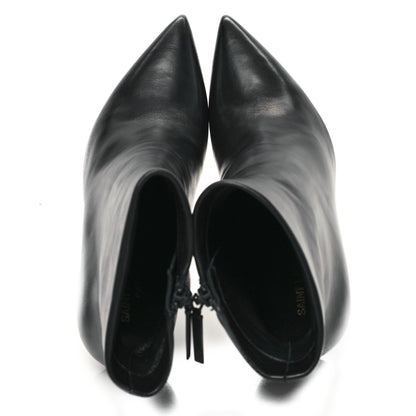Saint Laurent Calfskin Opyum Ankle Boots 39 Black 2 of 10