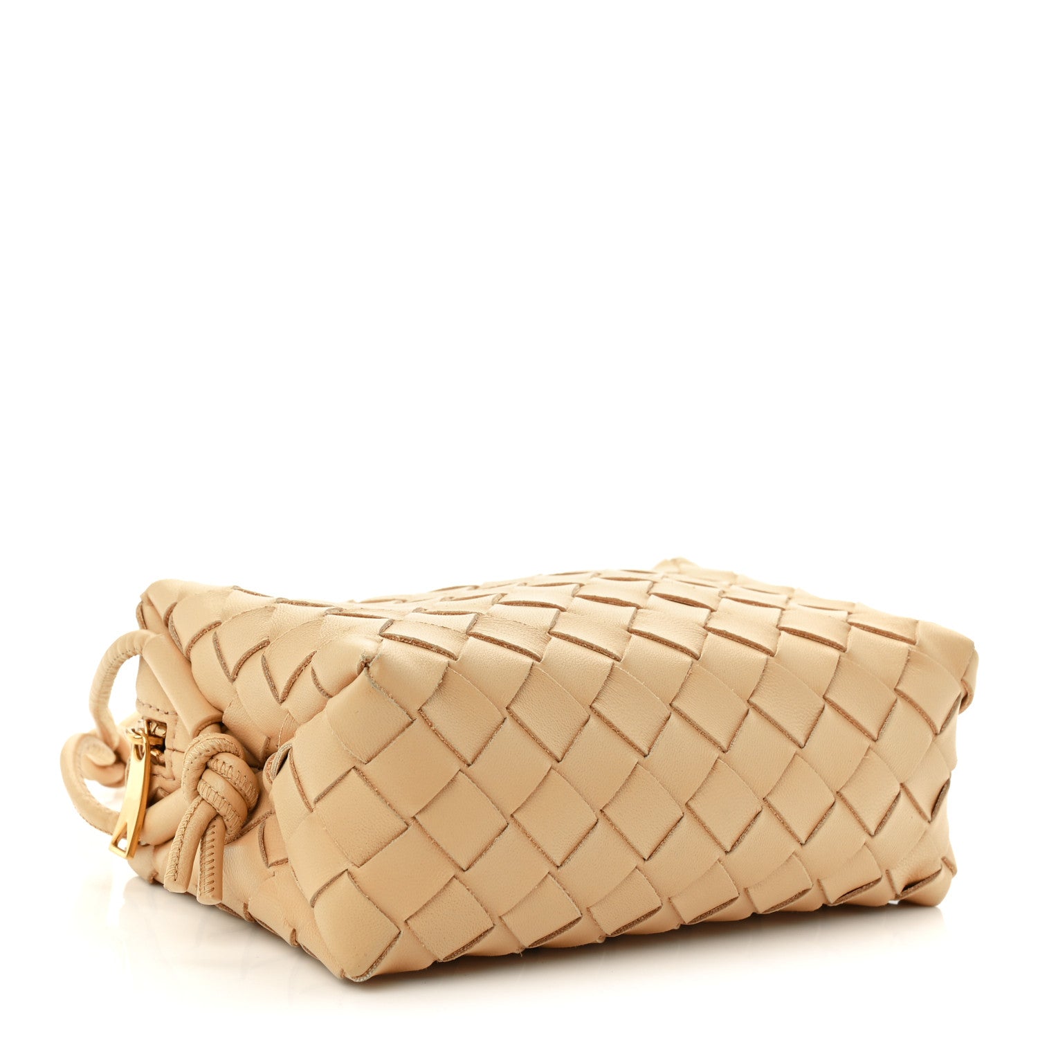 Bottega Veneta Nappa Intrecciato Mini Loop Camera Bag Almond 4 of 10
