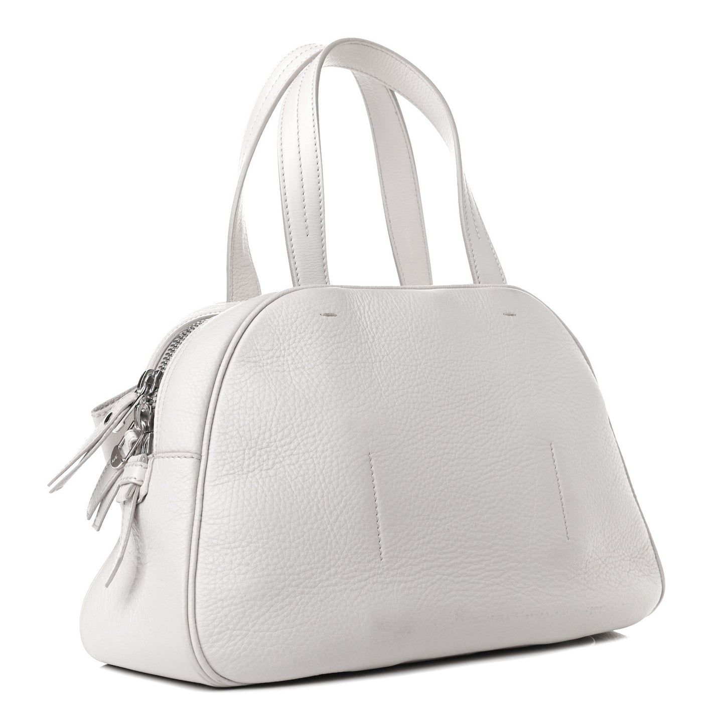 Calfskin Small Y Bow Tote White