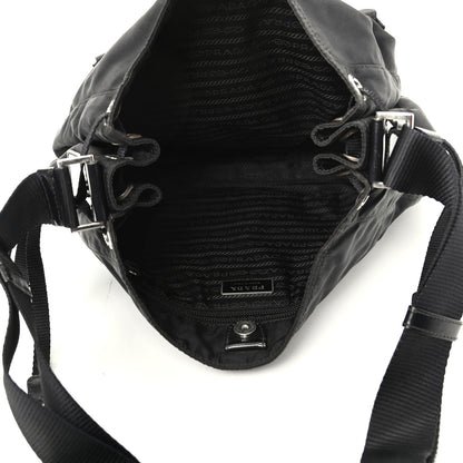Prada Tessuto Nylon Hobo Black 5 of 9