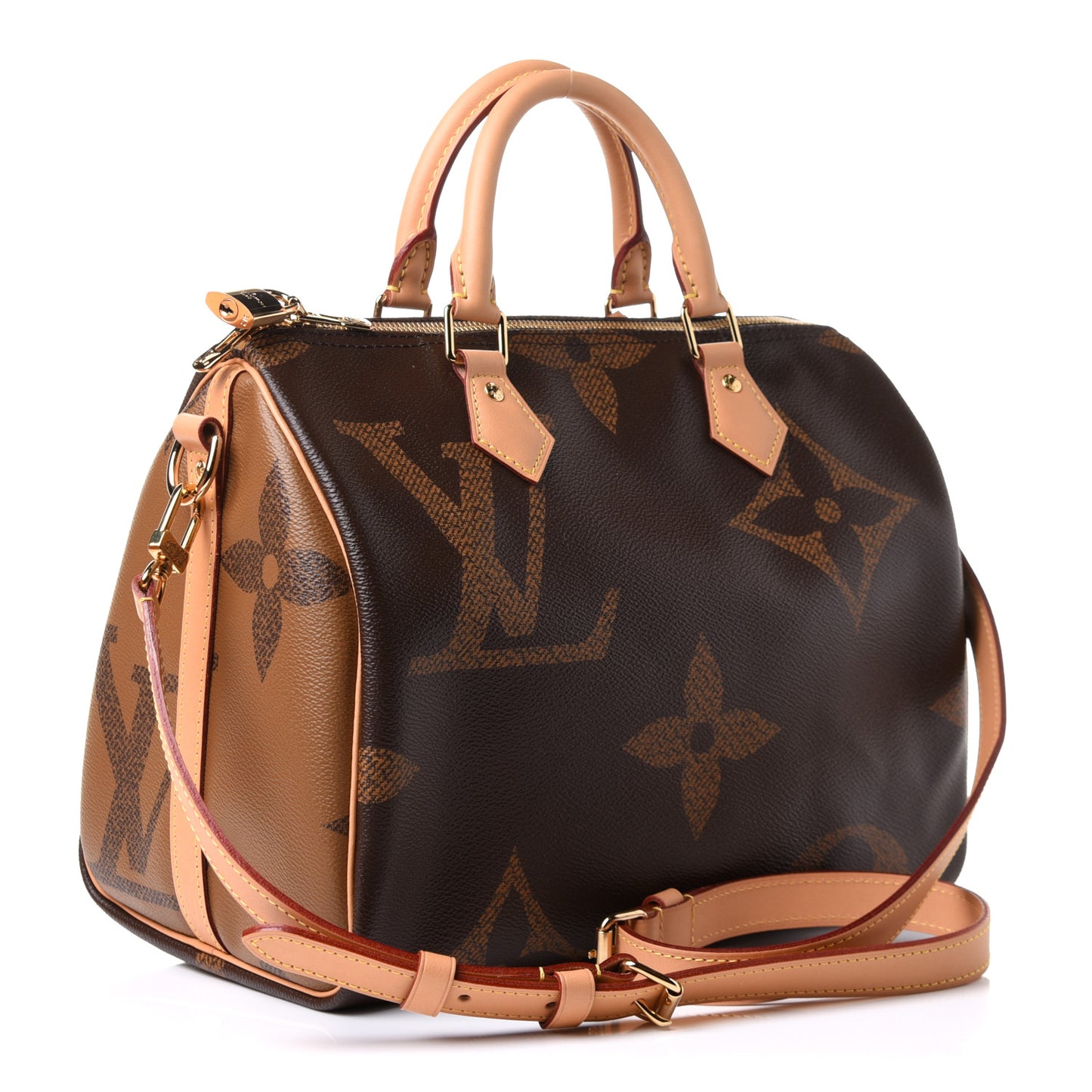 Reverse Monogram Giant Speedy Bandouliere 30