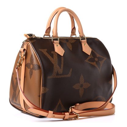 Louis Vuitton Reverse Monogram Giant Speedy Bandouliere 30 3 of 16