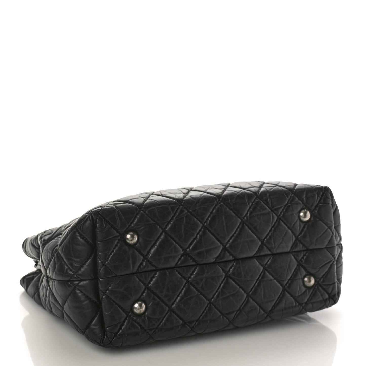 Aged Calfskin Quilted Reissue 2.55 Tote Black