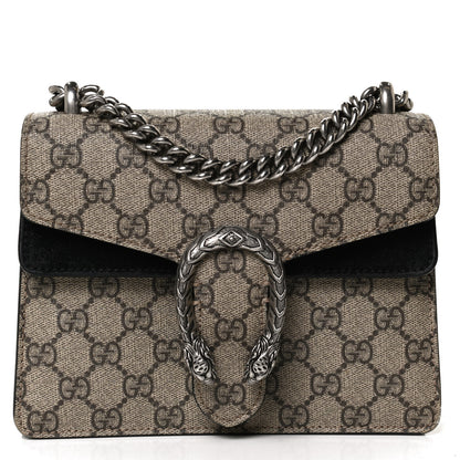 Gucci GG Supreme Monogram Mini Dionysus Shoulder Bag Black 8 of 12