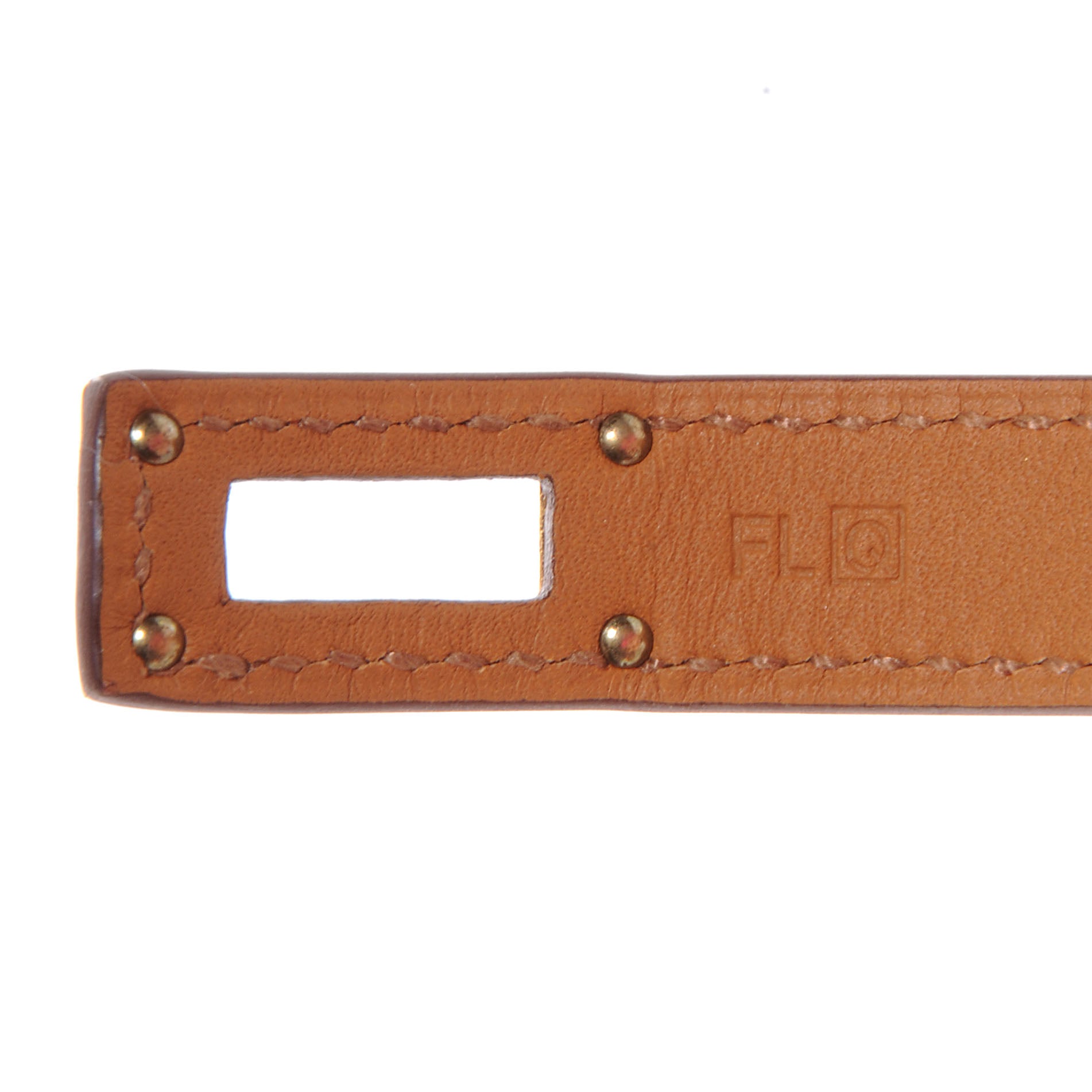 Hermes Epsom Kelly Double Tour Bracelet S Orange 5 of 8