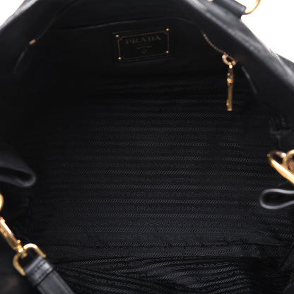 Prada Soft Calf Tote Black 6 of 25
