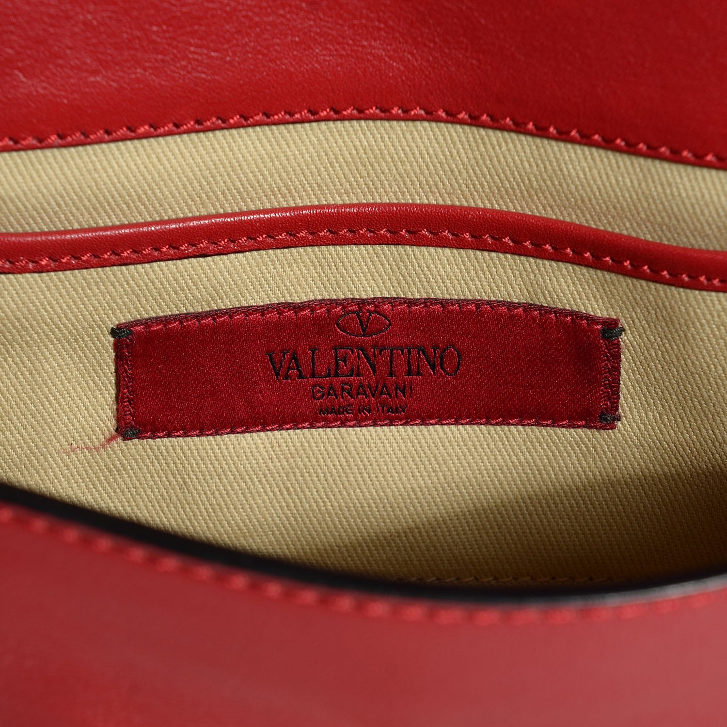 Valentino Garavani Vitello Mini Rockstud Flap Saddle Crossbody Bag Rosso Valentino 5 of 7