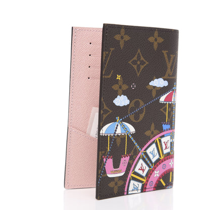 Louis Vuitton Monogram 2020 Christmas Animation Big Wheel Passport Cover Rose Ballerine 2 of 7