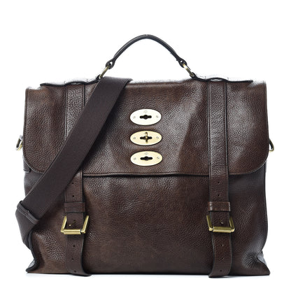 Mulberry Natural Calfskin Ted Convertible Messenger Bag Brown 1 of 10