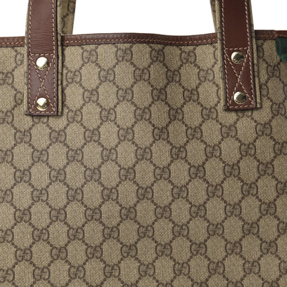 Gucci GG Plus Monogram Medium Signature Web Loop Tote Brown 14 of 14