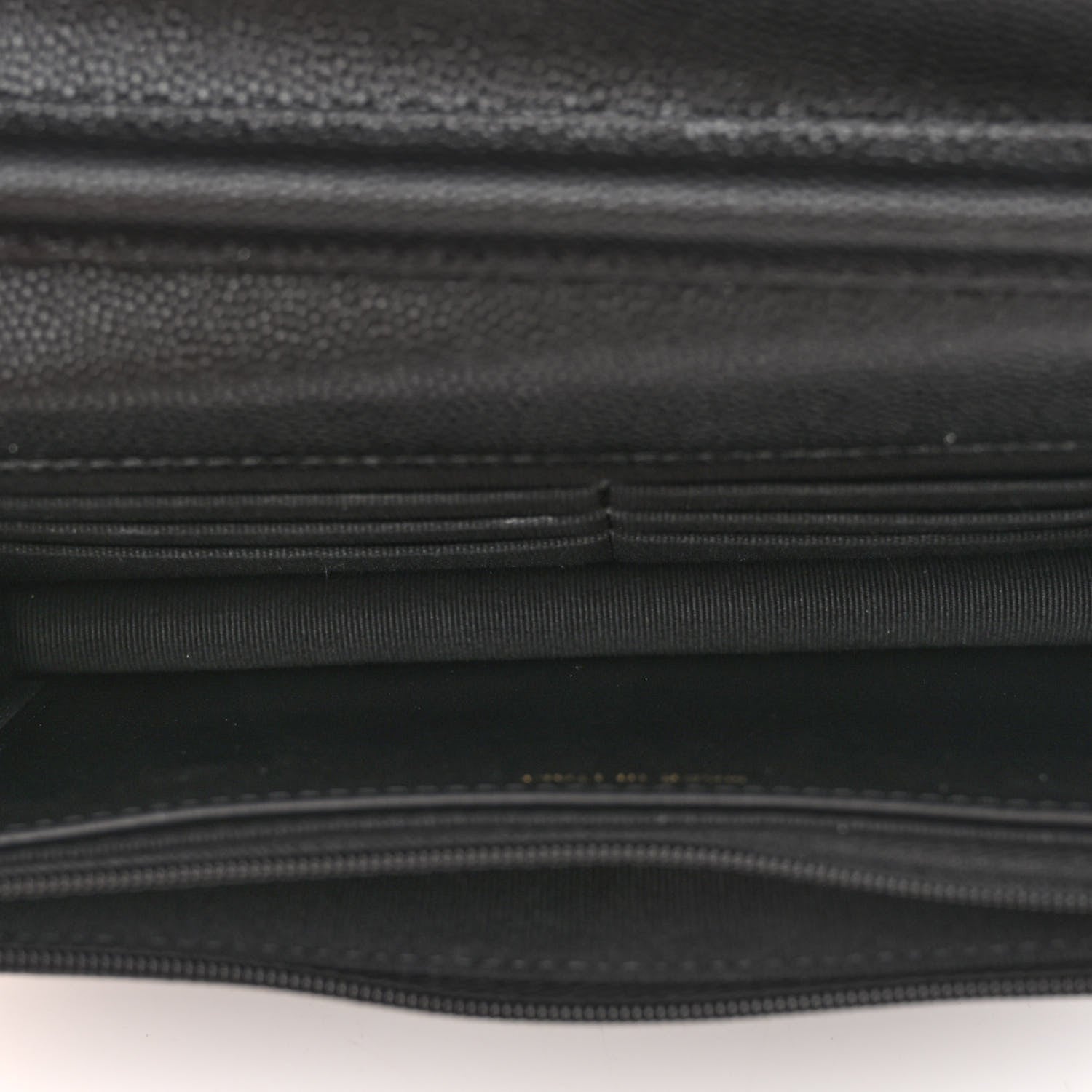 Chanel Caviar Quilted Crystal Enamel CC Wallet On Chain WOC Black 5 of 10