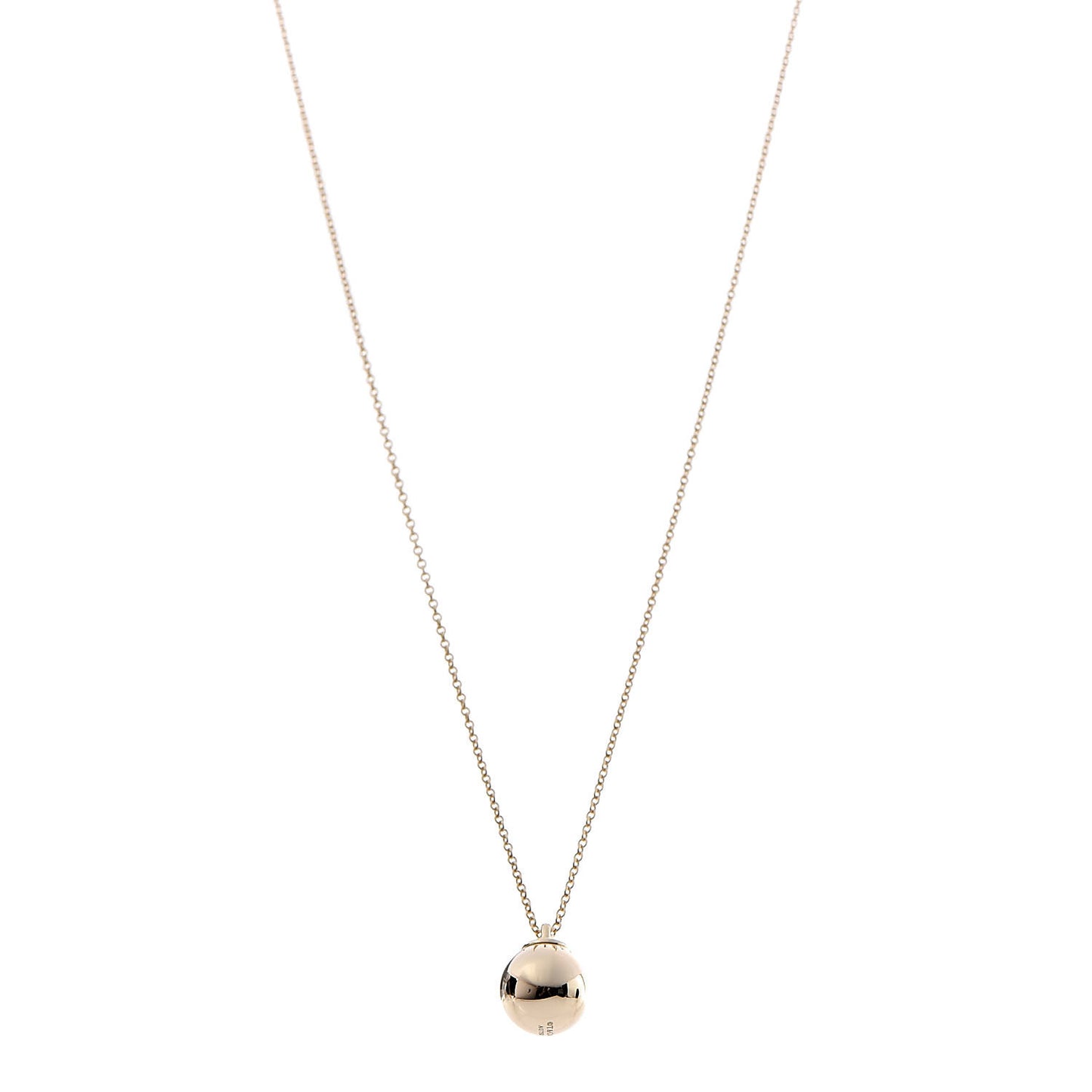 18K Yellow Gold 12.75mm HardWear Ball Pendant Necklace
