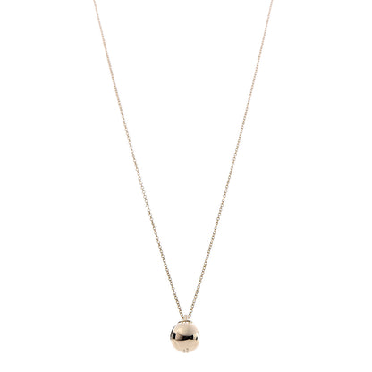 Tiffany 18K Yellow Gold 12.75mm HardWear Ball Pendant Necklace 1 of 6