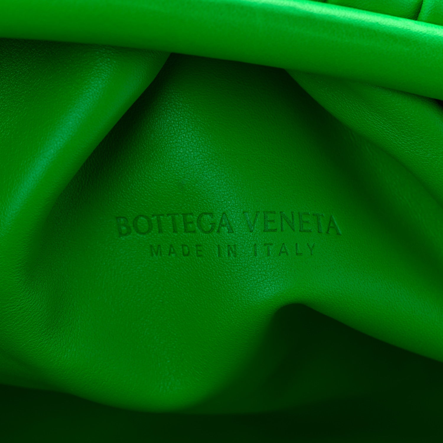 Bottega Veneta Smooth Butter Calf The Pouch Oversized Clutch Parakeet 21 of 30