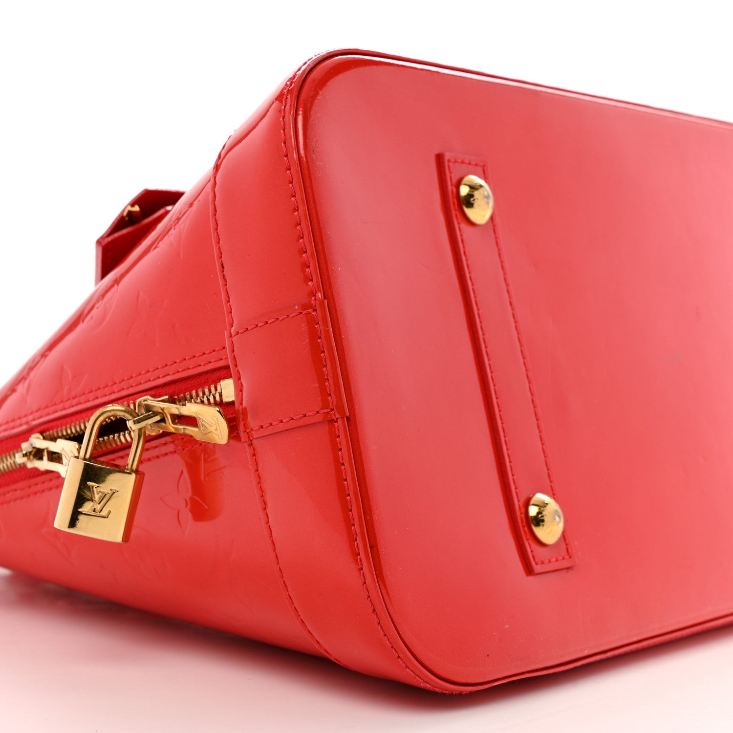 Louis Vuitton Vernis Alma MM Rouge Grenadine 9 of 15