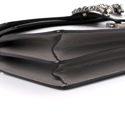 Gucci Pebbled Calfskin Small Dionysus Shoulder Bag Dusty Grey 9 of 12