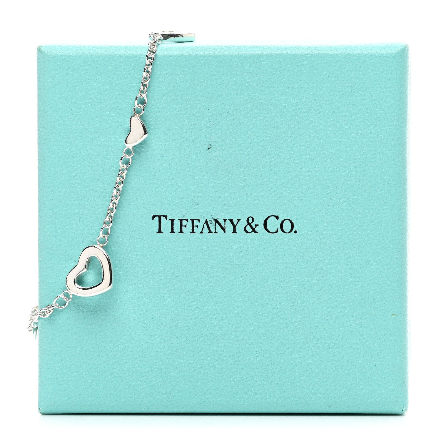 Tiffany Sterling Silver Heart Toggle Bracelet 4 of 4