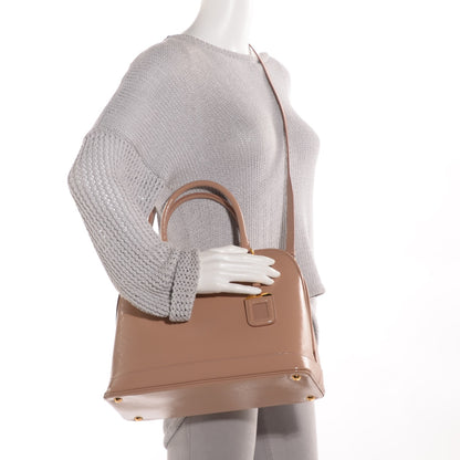 Prada Saffiano Vernice Open Promenade Tote Cammeo 3 of 10