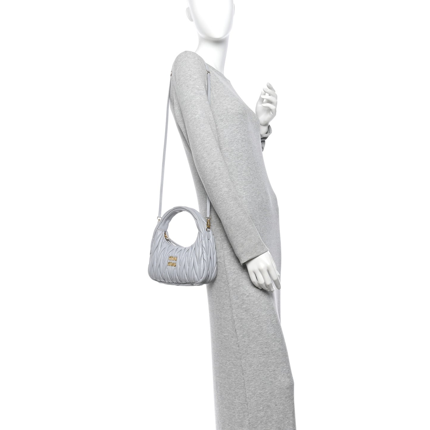 Nappa Matelasse Small Wander Hobo Fiordaliso