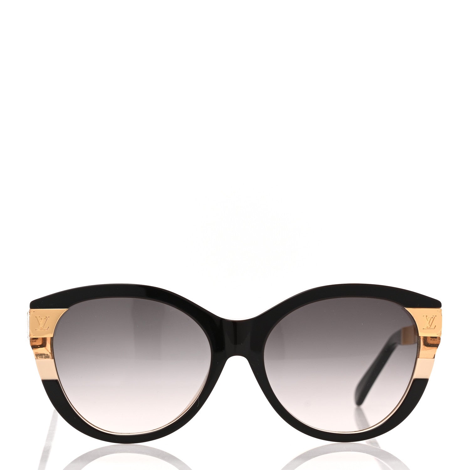 Louis Vuitton Acetate Petit Soupcon Cat Eye Sunglasses Z1857W Black 2 of 8