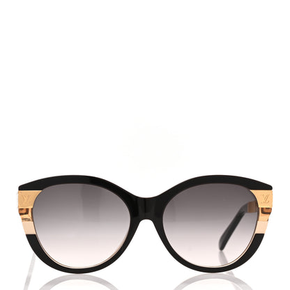 Louis Vuitton Acetate Petit Soupcon Cat Eye Sunglasses Z1857W Black 2 of 8