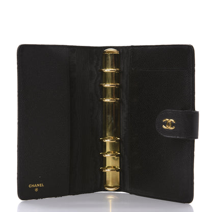 Chanel Caviar Stitched Agenda Cover Black 5 of 7